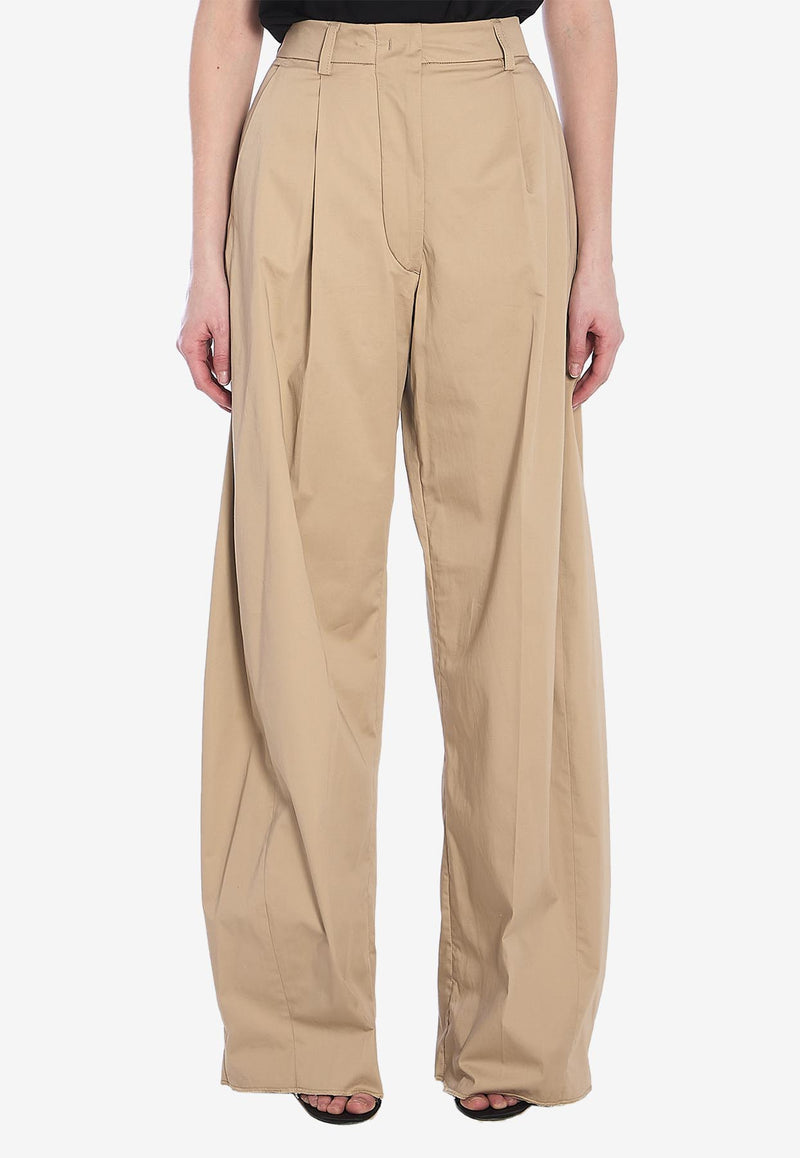 TheLatest Billie Wide-Leg Pants Beige 3111T0194-ABTP-T0170