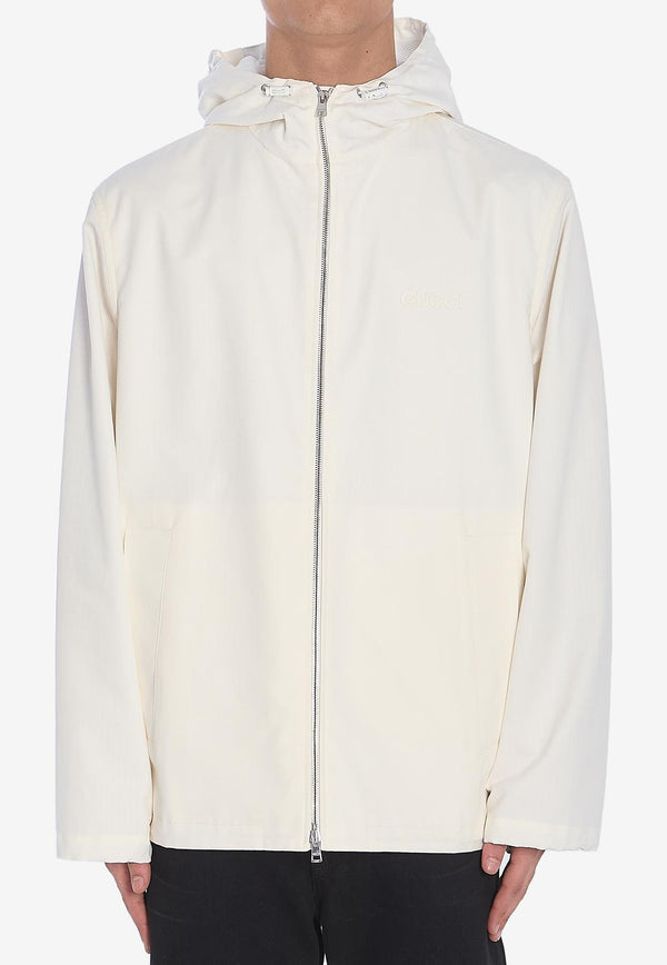 Gucci Signature Web Zip-Up Jacket White 804962-ZAIAK-9174