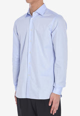 Borriello Napoli Spaccanapoli Long-Sleeved Shirt  Light Blue 14018--CELESTE