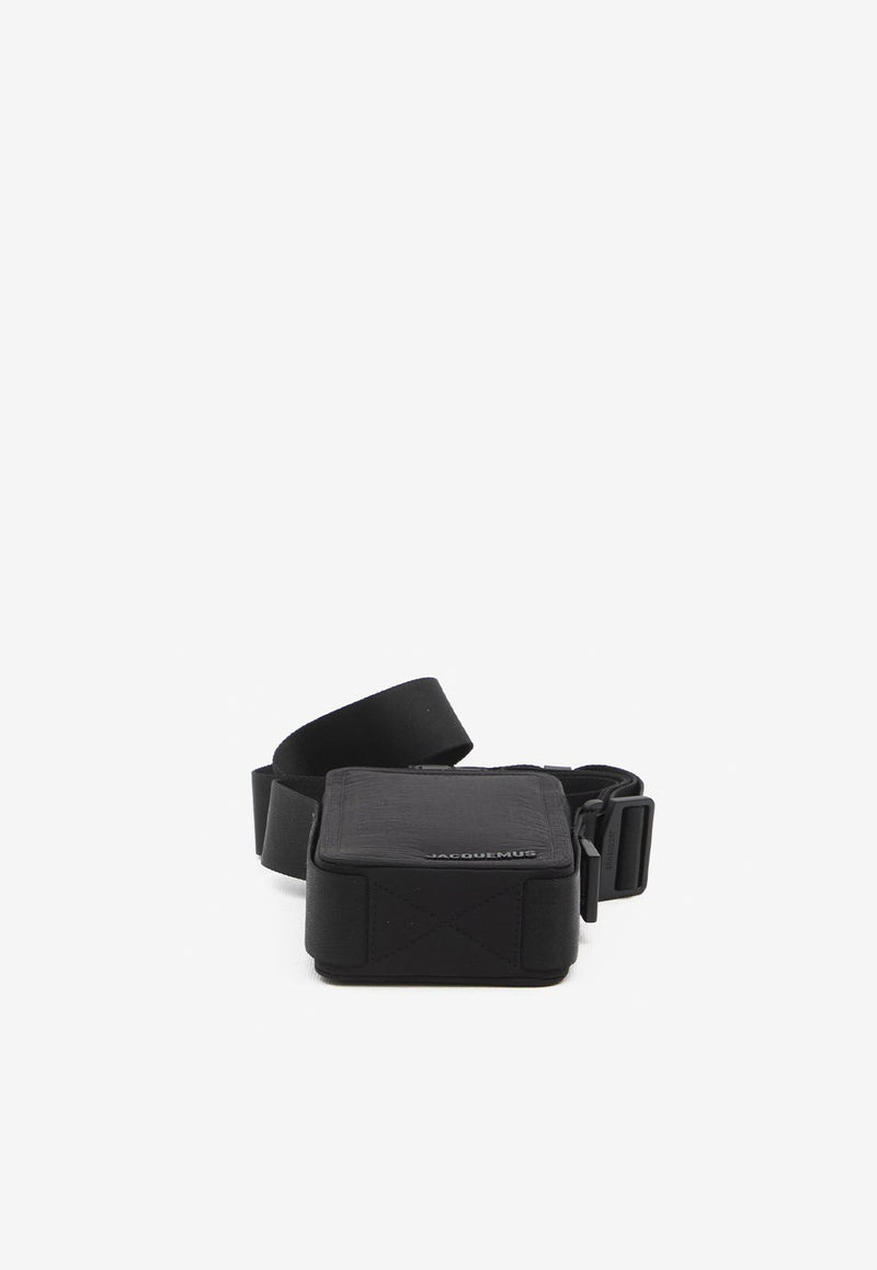 Jacquemus Vertical Cuerda Crossbody Bag  Black 235BA091-3174-990