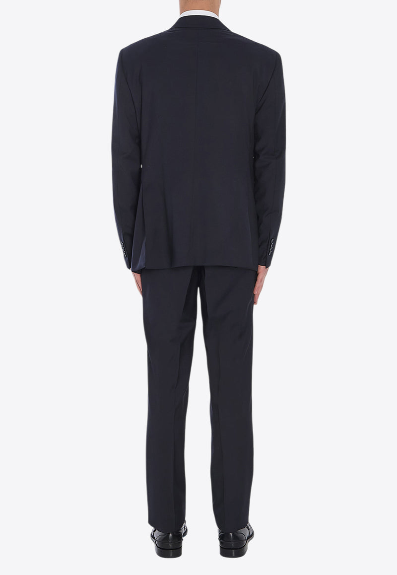 Tagliatore Wool Single-Breasted Suit Blue 2FNJ22B01-060004-B5083