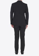 Tagliatore Wool Single-Breasted Suit Black 2FNJ22B01-060004-N5082