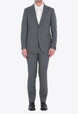 Tagliatore Wool Single-Breasted Suit Gray 2FNJ22B0-150153-G1071