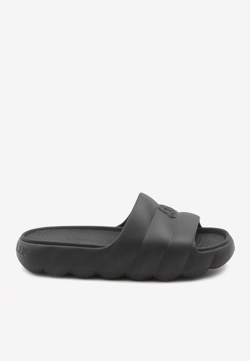 Moncler Lilo Padded Rubber Slides Black 4C00050-M2559-999