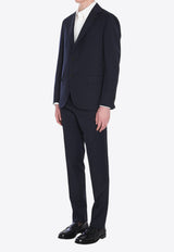 Lardini Wool Double-Breasted Suit Blue ES445AE-ESIF64416-850