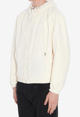 Dolce & Gabbana Reversible Leather Zip-Up Hooded Jacket White G9BKUL-GJ022-W0800