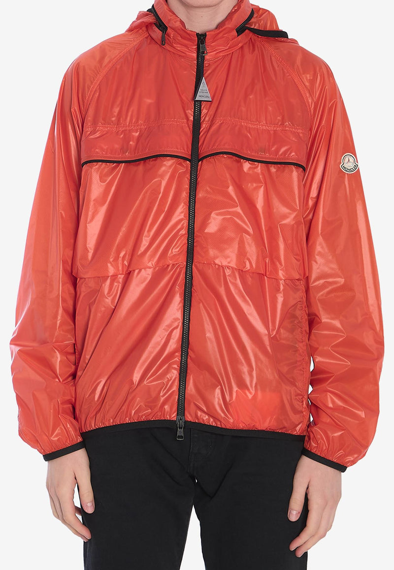 Moncler X Mercedes-Benz By Nigo Anubis Zip-Up Windbreaker Jacket  Orange 1A00015-M6189-320