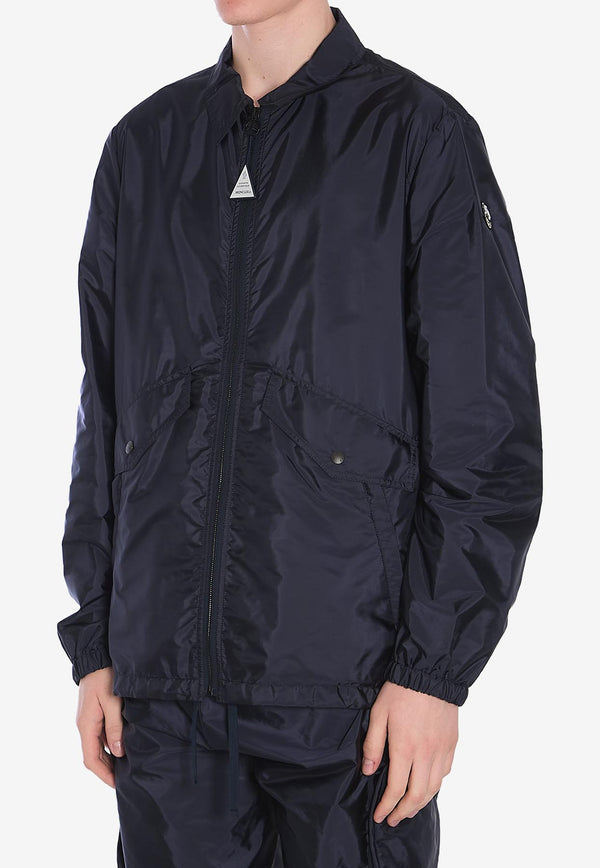 Moncler X Mercedes-Benz By Nigo Sopdu Graphic Print Zip-Up Jacket Blue 1A00004-M5920-778