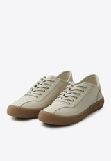 The Row Low-Top Canvas Sneakers Beige F1611-SPC-SAT