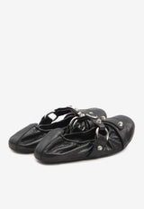 Balenciaga Le City Leather Ballet Flats Black 828095-WAD4Y-1080