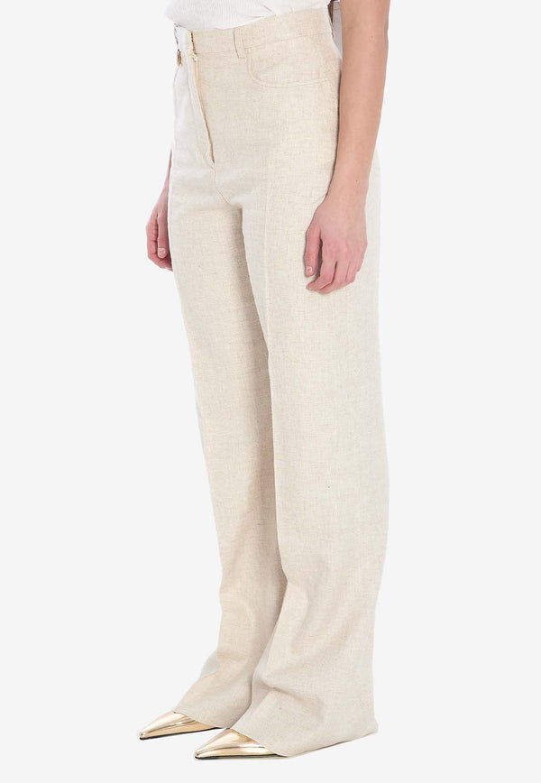 Jacquemus Sauge Flared Tailored Pants Beige 243PA003-1358-130
