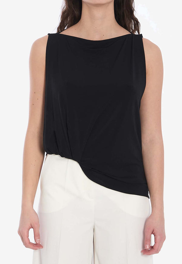 Jacquemus Peplo Asymmetrical Top Black 251TO122-2381-990