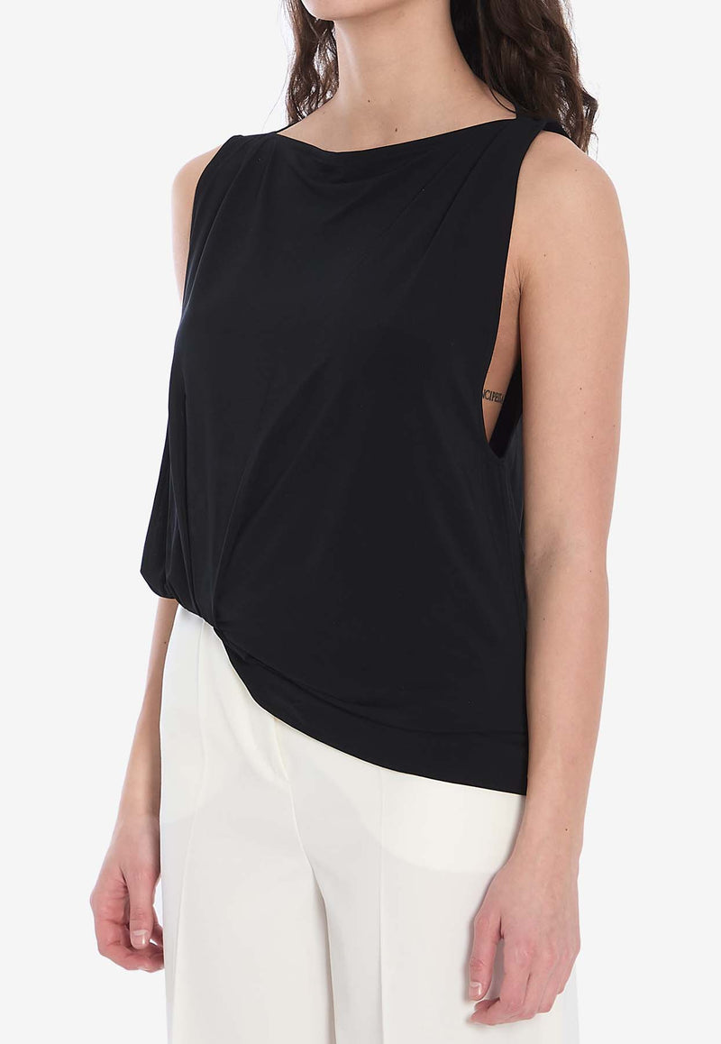 Jacquemus Peplo Asymmetrical Top Black 251TO122-2381-990