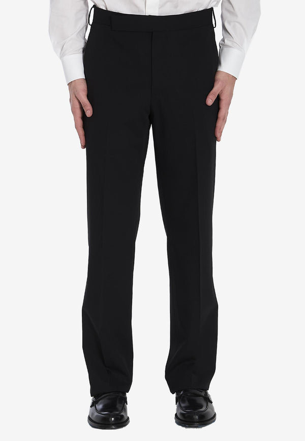 Lardini Wool Tailored Pants Black ESPALU-ESIF64422-999