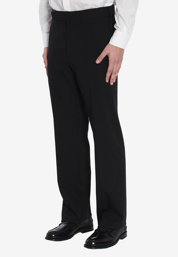 Lardini Wool Tailored Pants Black ESPALU-ESIF64422-999