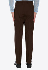 Gucci Wool Tailored Pants Brown 820913-Z7AL1-2129