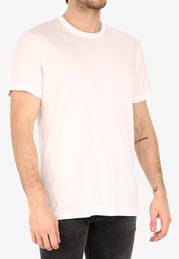 James Perse Basic Crewneck T-shirt White MLJ3311--WHT