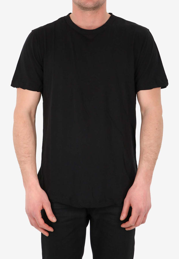 James Perse Basic Crewneck T-shirt Black MKJ3360--BLK