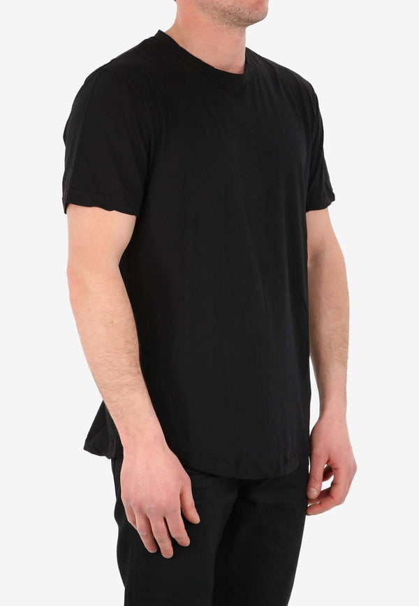 James Perse Basic Crewneck T-shirt Black MKJ3360--BLK