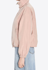 Herno New Techno Taffeta Zip-Up Jacket Pink GI000280D-12483Z-4040