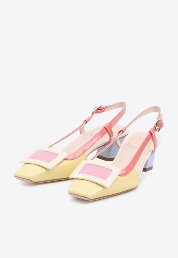 Roger Vivier Belle Vivier 45 Slingback Pumps Multicolor RVW00625601-D1P-3L47