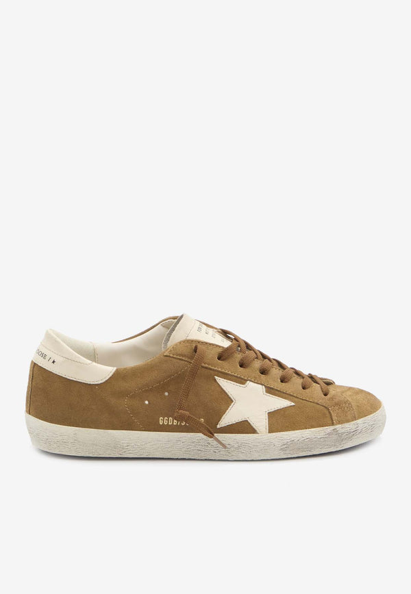 Golden Goose DB Super-Star Suede Low-Top Sneakers Brown GMF00101-F006814-55638