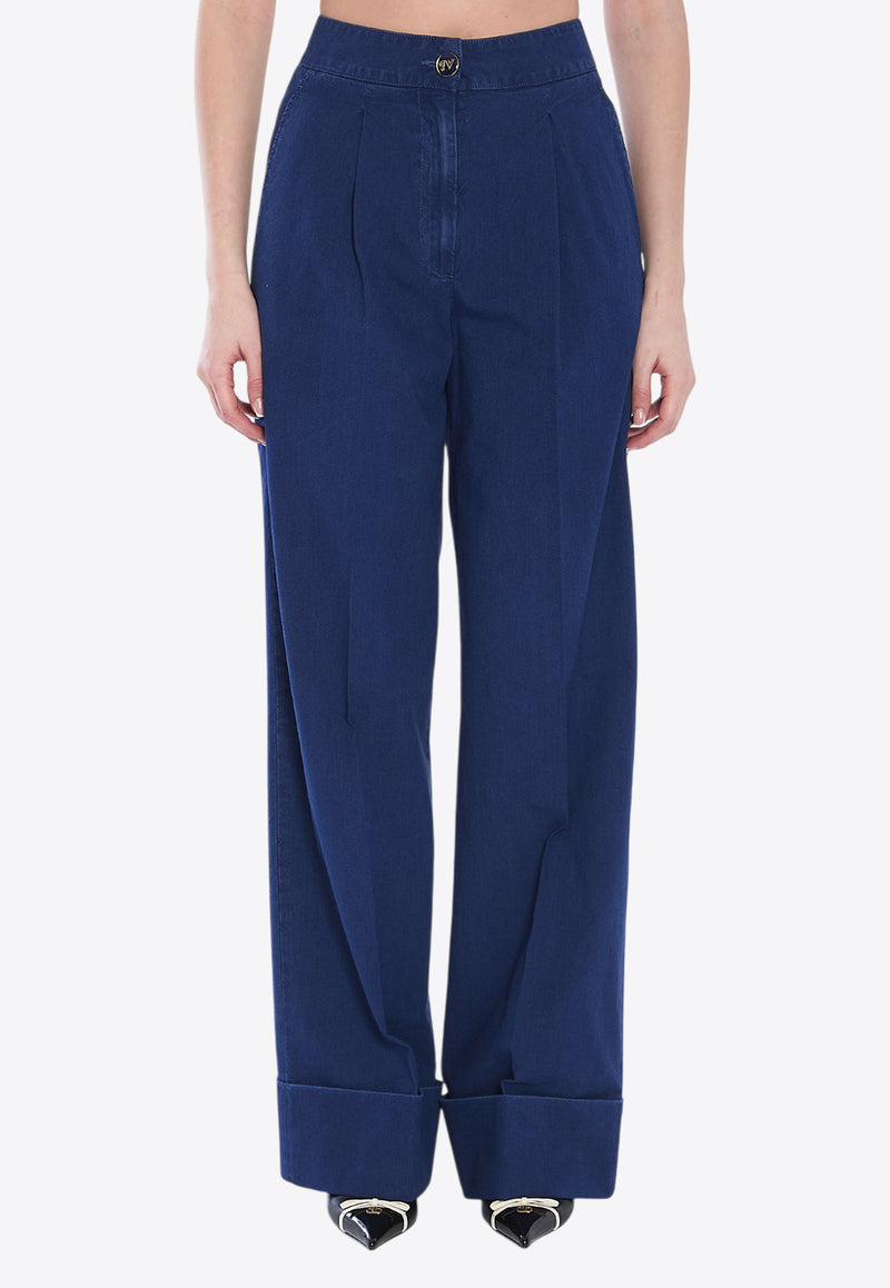 Valentino Essential Straight-Leg Jeans Blue 6B3DD19D-94B-558