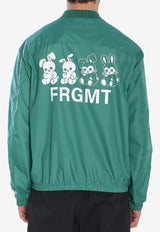 Moncler X Frgmt Ostria Printed Bomber Jacket Green 1A00009-M5238-841