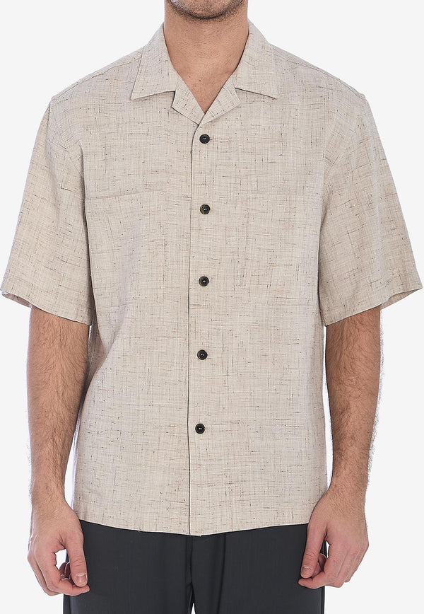 Barena Venezia Solana Gresto Short-Sleeved Shirt Beige CAU5073-4150-UNI