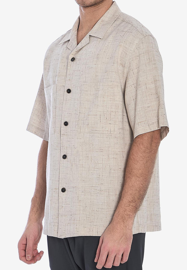 Barena Venezia Solana Gresto Short-Sleeved Shirt Beige CAU5073-4150-UNI