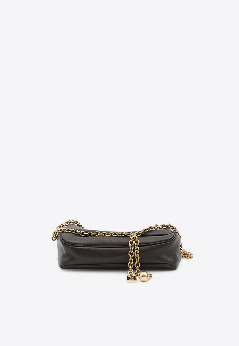 Chloé Small Heritage Calf Leather Crossbody Bag Dark Brown CH25AS585P75--24W