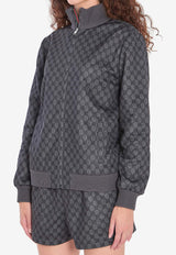 All-Over GG Zip-Up Sweatshirt