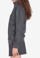 All-Over GG Zip-Up Sweatshirt