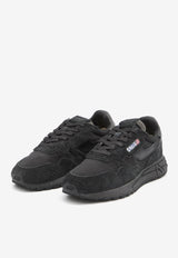 Autry Reelwind Suede Low-Top Sneakers Black WWLM-RM-04