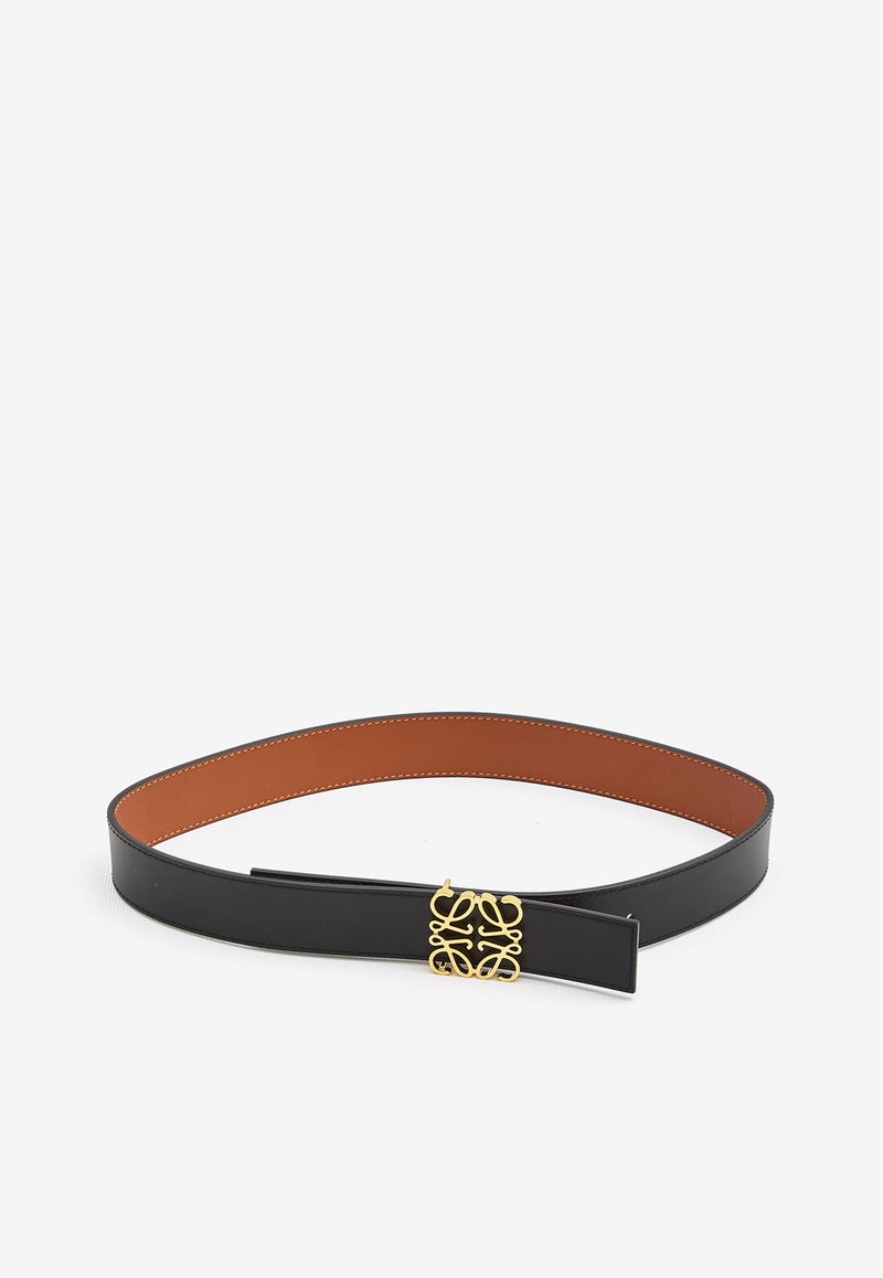 Loewe Reversible Anagram Leather Belt Brown E821Z20X02--2544