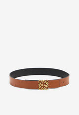 Loewe Reversible Anagram Leather Belt Brown E821Z20X02--2544