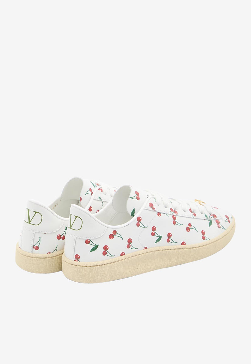 Valentino Royco Cherryfic Low-Top Sneakers White 7W2S0LX9-DRJ-CSV