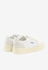 Autry Medalist Leather Low-Top Sneakers White AULW-TA-01