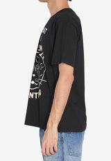 Valentino Chat De La Maison Printed T-shirt Black 7V3MG16P-B32-9RA