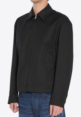 Gucci Logo-Embossed Zip-Up Jacket Black 827503-ZAQH5-1000