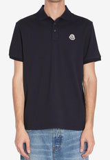 Moncler Logo Patch Polo T-shirt Navy K20918A00014-84556-77X