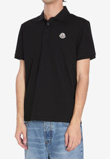 Moncler Logo Patch Polo T-shirt Black K20918A00014-84556-999