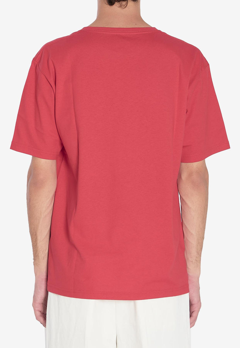 Valentino Chat De La Maison Printed T-shirt Red 7V3MG16P-B32-BR3