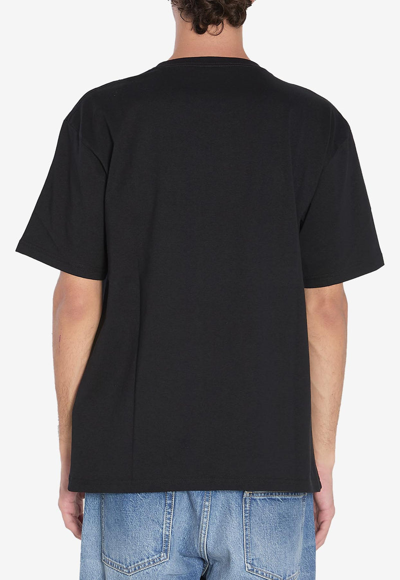 Valentino Cherryfic Print T-shirt Black 7V3MG16P-B34-9RA