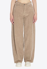 Haikure Bethany Wide-Leg Jeans Beige HEW03296-GF156PT-T0417