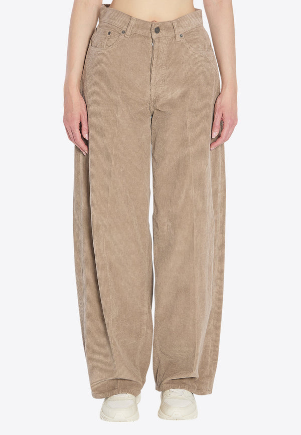 Haikure Bethany Wide-Leg Jeans Beige HEW03296-GF156PT-T0417