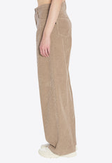 Haikure Bethany Wide-Leg Jeans Beige HEW03296-GF156PT-T0417