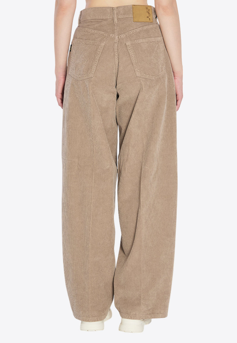 Haikure Bethany Wide-Leg Jeans Beige HEW03296-GF156PT-T0417