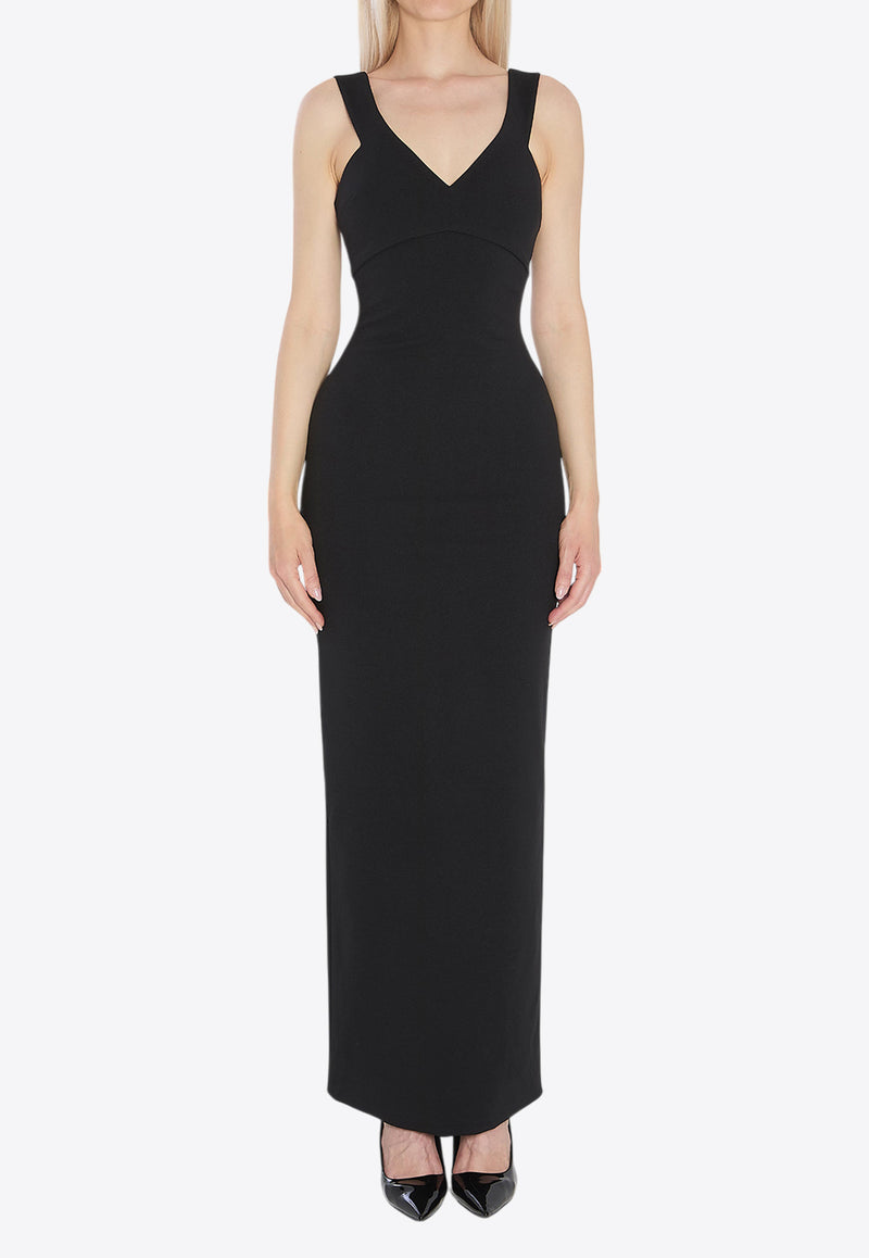 Solace London Nalani Sleeveless Maxi Dress Black OS44044--BLACK