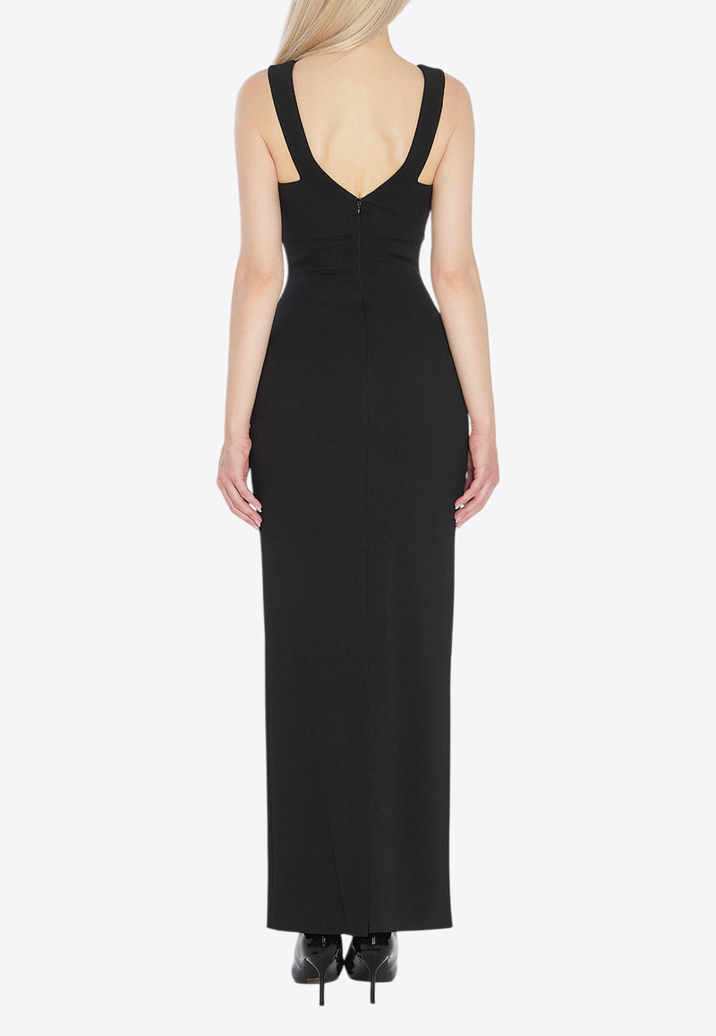 Solace London Nalani Sleeveless Maxi Dress Black OS44044--BLACK